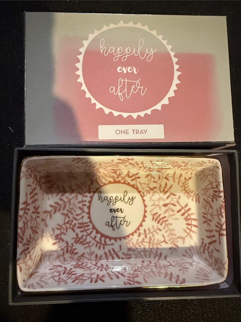 Rosanna Pink-Trim 'Love You More' Decorative Box Top